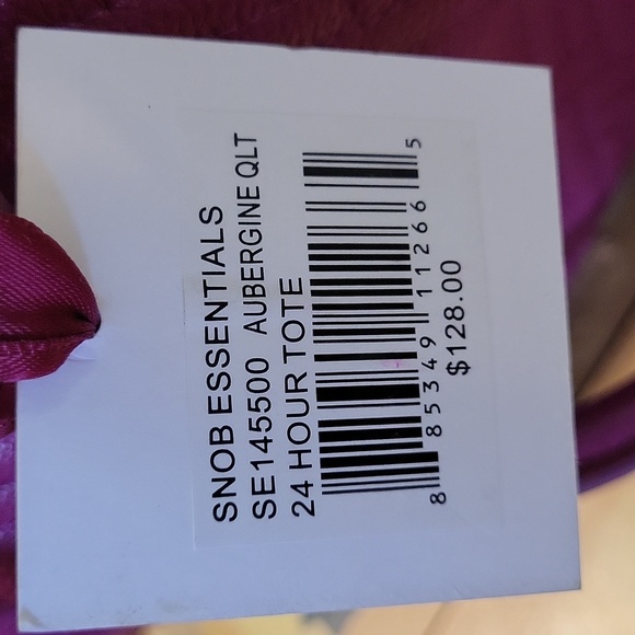 Snob Essentials Aubergine 24 Hour Tote - Picture 2 of 16